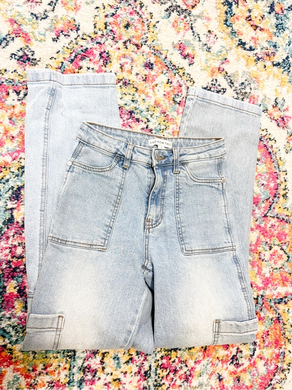 And Now This High Rise Utility Jeans - Picture 11 of 12